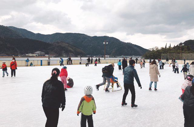 豊岡市小島にある「円山川公苑」でスケートをしてきたよ！